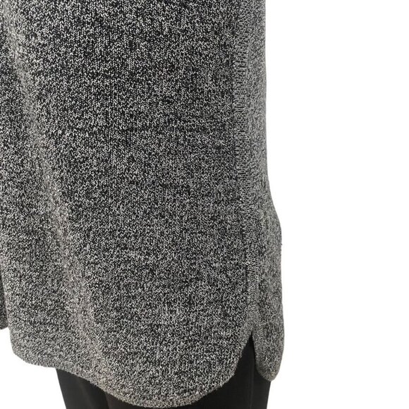 Calvin Klein Black White Turtleneck Sweater Cozy Soft Knit Minimalist Fall Basic - Picture 6 of 8